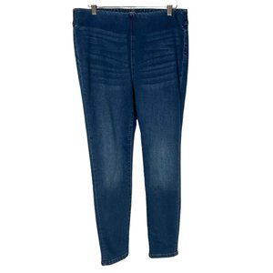 Soft Surroundings Blue Supremely Soft Pull On Skinny Jeans Medium